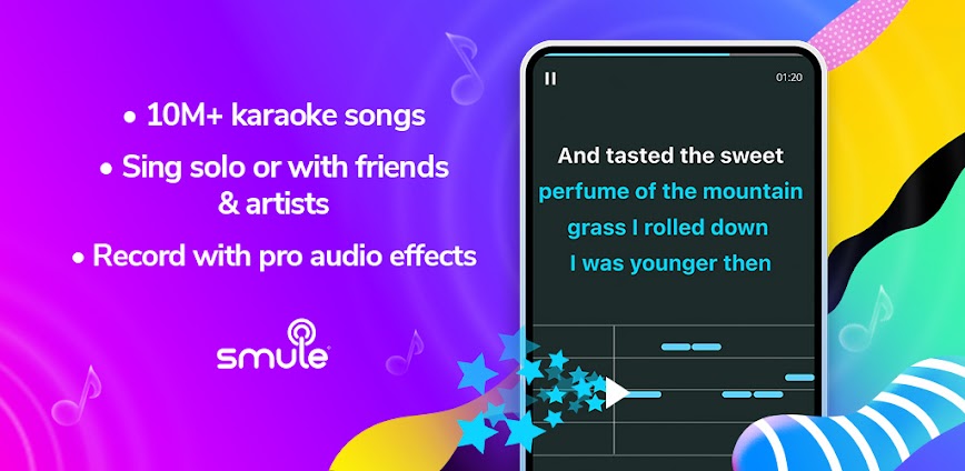 Background Smule: Karaoke Songs & Videos 
